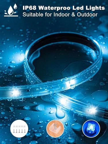 Ledagic Outdoor Led Strip Lights Waterproof, Led Rope Lights 200ft - Image 2