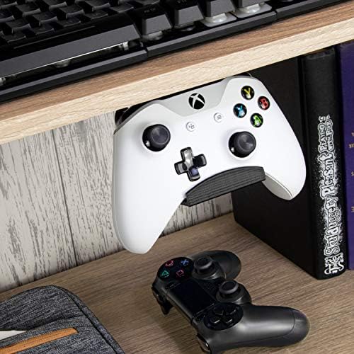Gamepad Under The Desk Mount Holder Hanger for Xbox One, Switch, PS4, PC, Steam, Steelseries & Most Game Controllers, No Screws, VHB Tape, by Brainwavz (Black, Improved Adheasion Nov2019) - Image 6