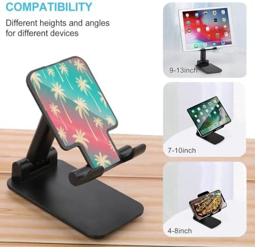 Collapsible Coconut Palm Tree Red Green Desktop Phone Holder - Image 3