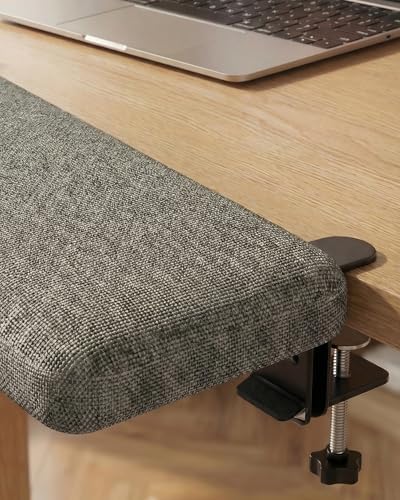 Office, Computer, Gaming arm Stand - Foldable, No Odor Ergonomic Armrest Bracket for (Grey 23.6 * 7.9IN) - Image 2