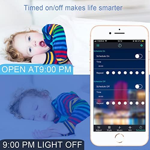 LED Strip Lights 100ft, Bluetooth and APP Control, Multicolor RGB Light Strips, Music Sync Color Changing for Bedroom Indoor - Image 3