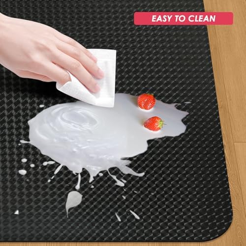 Vicwe Gaming Chair Mat for Hardwood Floor, 48"×36" Chair Mat, Easy Glide | Non-Slip Office Chair Mat for Rolling Chairs, Easy to Clean, Floor Protector, Computer Mat for Home Office, Gaming, Black - Image 5