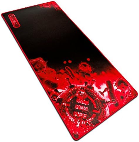 ENHANCE Extended Large Gaming Mouse Pad - XL Mouse Mat (31.5" x 13.75") Anti-Fray Stitching for Professional eSports with Low-Friction Tracking Surface and Non-Slip Backing - Red by ENHANCEGaming