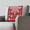 Christmas Decor Snowflake 2/Set Recliner Headrest Protector 26x16 Inch - Durable Polyester Cover, Water-Resistant & Breathable with Anti-Slip Base, Easy-Install Includes Nails by ZCFYGDX