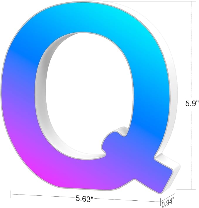 Light Up Letters Marquee Letter LED Lights Music Sync RGB Color Changing - Image 4