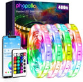 phopollo 400FT LED Strip Lights RGB Color Changing for Bedroom by Phopollo