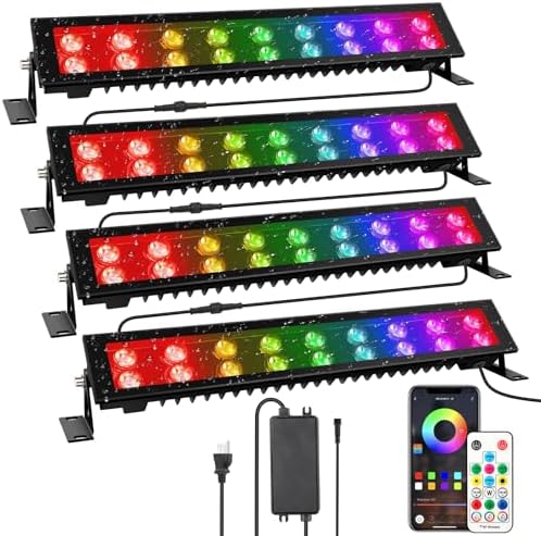 LED Stage Wash Light Bar 4Pack by YeeSite