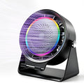 Bluetooth Speaker Desk Fan with Phone Stand & RGB Light by Anyyuk