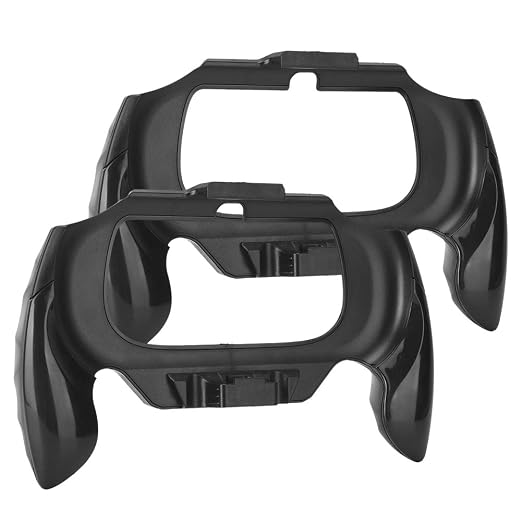 SUNGOOYUE 2Pcs Gamepad Bracket, Ergonomic Handle Grip Support for 2000, with One Live Lock Design, Lightweight Anti Slip Matte Finish, Movie Stand Function (Black) - Image 3