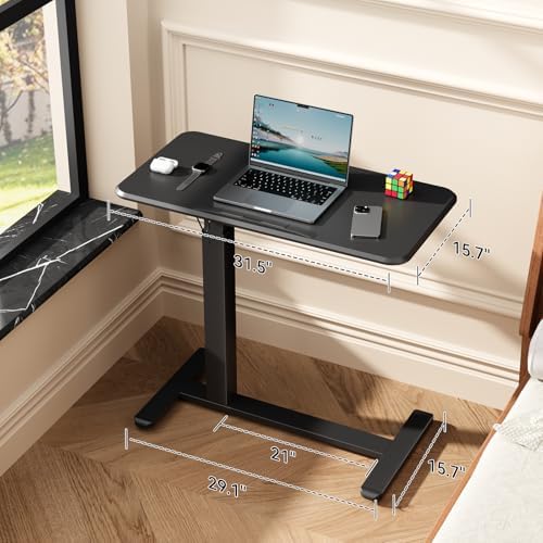 Mobile Standing Desk, Left/Right Rolling Bedside Table - Image 4