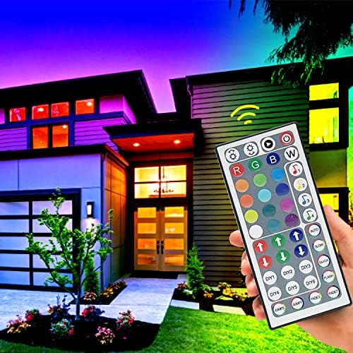 FONEWE 44 Key RGB LED Strip Lights IR Remote Control, Remote Receiver RGB LED Light Strip, 24V Power Adapter for LED Lights - Image 5