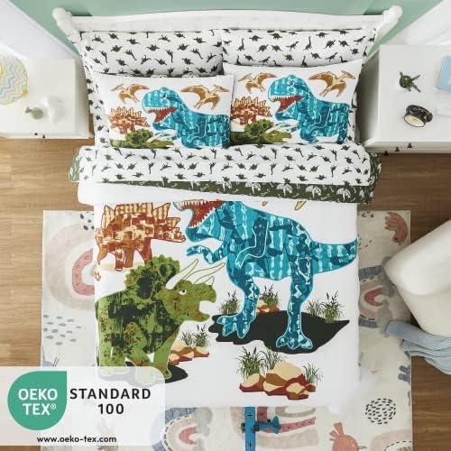 Twin Comforter Set for Boys - 5 Pieces Dinosaur Bedding Twin Bedding Sets - Image 5