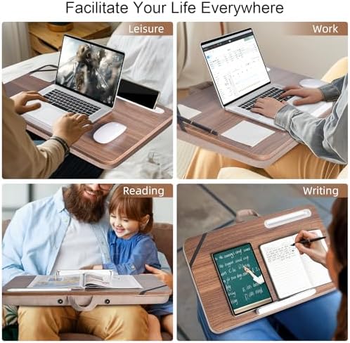 wishacc Lap Desk 24 inches Extra Large - Versatile and Comfortable for Work and Leisure - Image 4