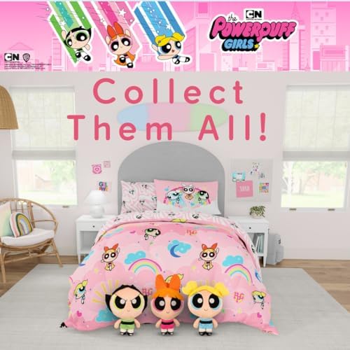 The Powerpuff Girls Blossom Bedding Super Soft Cozy Decorative Cuddle Pillow, (Officially Licensed Product) By Franco Collectibles - Image 7