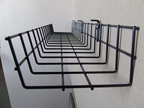 Northland Online Under Desk Cable Organizer 24 Inch Wire Tray | Under Table Cord Management Basket | Cable Cage to Hide Cords | Computer Desk Raceway for Home & Office | Heavy Duty Steel - Image 4