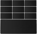 10 Pack 31.5" x 15.7" Waterproof Fabric Desk Pad, Black | Rubber Anti-Slip Base Stitched Edges No Curling Fits Laptop Keyboard and Mouse Smooth Office Mat Large Mouse Pad Work Game by CustomerFirstServiceFirst