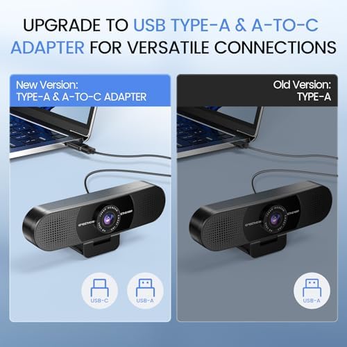 EMEET C960 1080P Webcam with Microphone, 2 Mics, 90° FOV, Computer Camera - Image 5