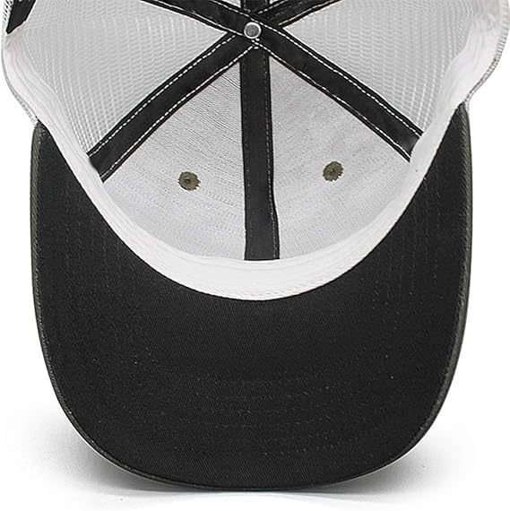 Hat for Men Women, Baseball Cap Gifts for Men Women, Adjustable Cotton Leather Patch Trucker Baseball Cap - Image 5