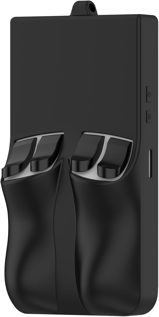 2-Pack Compatible with R36 Max Handheld Game Console Case, Slim Soft Silicone Full Protective Case Cover for R36 Max Accessories (Black+Grey) - Image 2