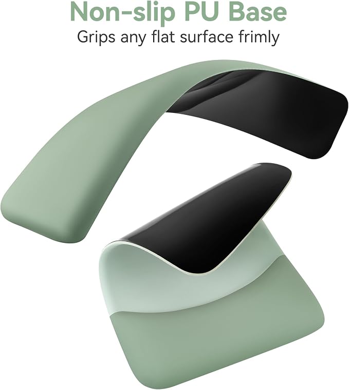 MOSISO Ergonomic Keyboard & Mouse Pad Wrist Rest Set, Antique Green - Image 4
