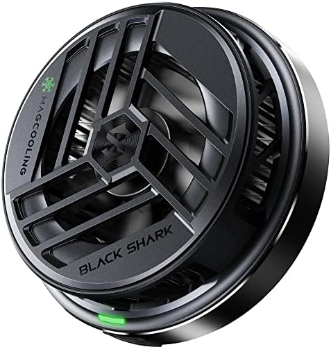 Black Shark Magnetic Cooler for MagSafe iPhone 12/13/14/15 Series, Portable Cooling Fan, Gaming Semiconductor Cooling for Android/Tablet/iPad by BlackShark
