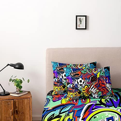 3D Print Gamepad Duvet Cover Set Gaming Comforter Covers and Pillowcases King Size Black Color Bed Set Gamer Beddings Boy Kid Bedroom Decorations - Image 2