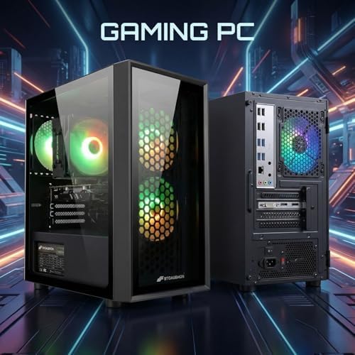 STGAubron Gaming PC Desktop,Intel i7 Xeon E5,RX 560 4G,16G RAM,512G SSD - Image 3