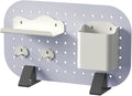 Mountable Display Pegboard with Privacy Panels and Desk Organizer Set - Enhance Office and Gaming Space Organization by Unknown