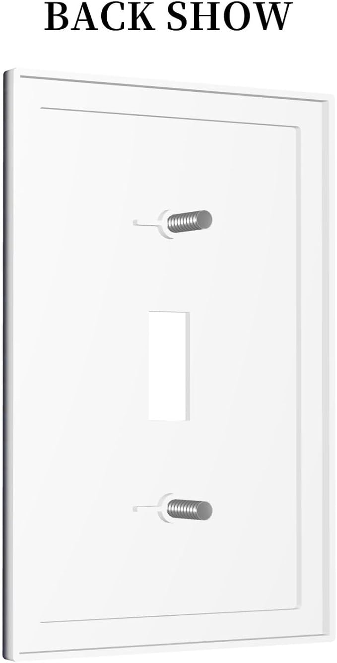 Single Toggle Rocker Switch Wall Plate, Neon Game Controller Welcome To Game Room 1 Gang Light Switch Cover with Matching Color Mounting Screws, Gaming Decor Faceplate for Bedroom Game Room - Image 4