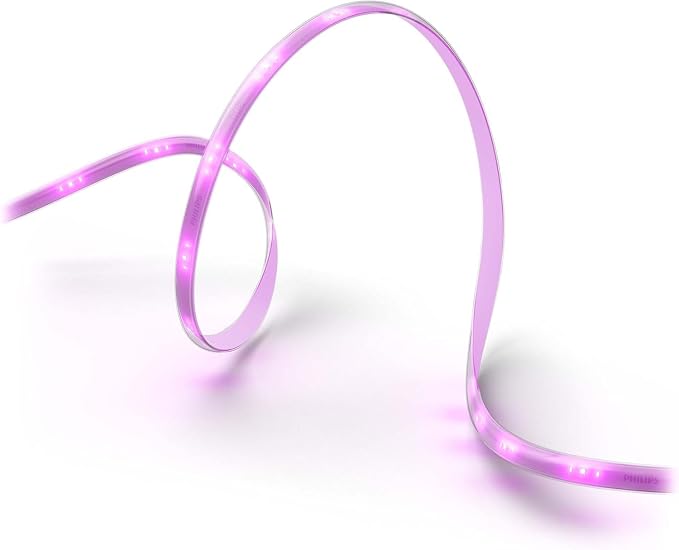 Philips Hue Indoor 16 Ft Smart LED Solo lightstrip Base Kit - 1 Pack - Control with Hue App - Compatible with Alexa, Google Assistant and Apple HomeKit - Image 2