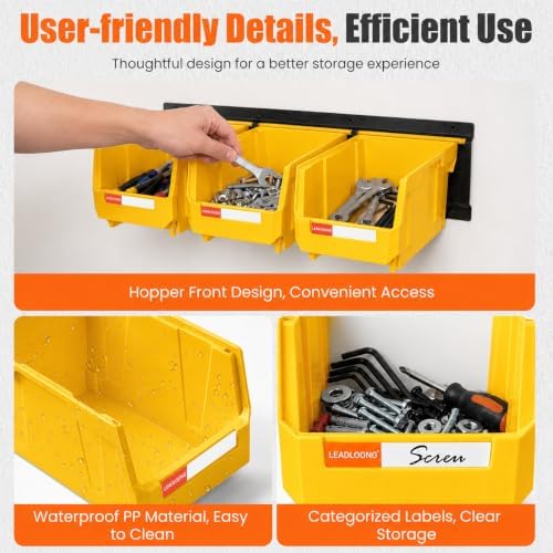 14pc Wall-Mounted Organizer V1 V2 V3 Master Combo Set Yellow - Image 6