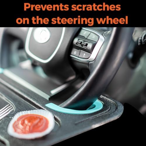 ENRICH UP 2-in-1 Steering Wheel Tray Table & Car Desk - Mint Ring - Image 6