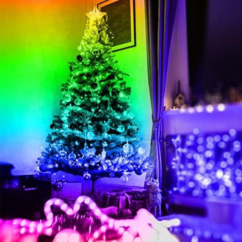 RUISHINE Battery Operated LED Strip Lights 20ft, Battery Powered LED Strip Lights for Bedroom Color Changing APP Remote, USB Led Lights for TV, Room, Kitchen, Party - Image 5