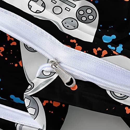 Gamer Bedding Set for Boys, Twin Size Gaming Duvet Cover Set, Boys Video Games Comforter Cover, Bedroom Decor - Image 5