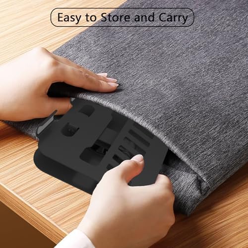 Metal Tablet Stand Holder Adjustable for iPad Kindle Tab, Black - Image 5