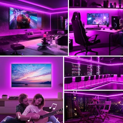 echosari Strip Lights USB 9.8Ft 180 LED Strip Lights Cuttable Each 2835 SMD - Image 6