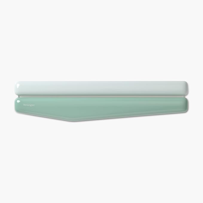 Kensington Duo Gel Mountain Wrist Rest for Keyboard, Wrist Pad for Full Size Keyboard, Ergonomic Wrist Pad for Computer, Non-Skid Computer Pad with Wrist Support, Green K62678WW, 17.7" x 4.1"x 0.8” by Unknown