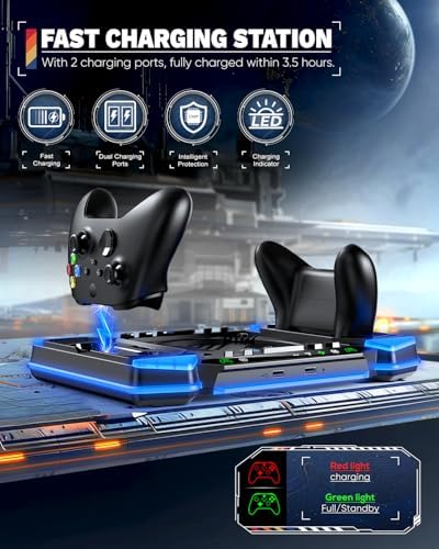 Top Auto Cooling Fan & Controller Charge Stand for Xbox Series X Console - Image 4