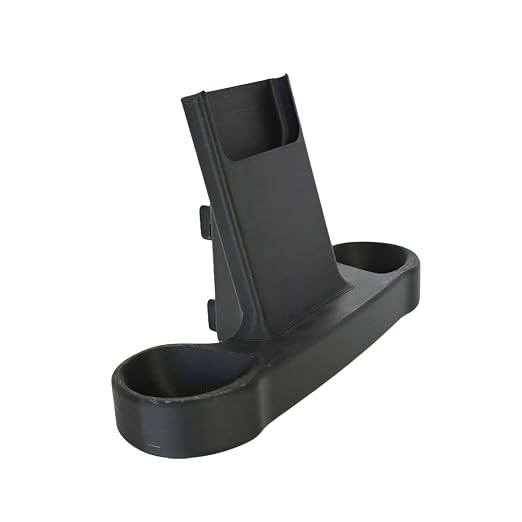 3D Printed Controller Organizer for Pegboard Wall Storage, Side Cradle Desktop Stand with Open Top Access for Dock Alignment and Tidy Gaming Areas by Unknown