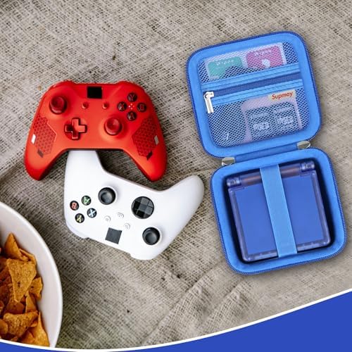 Supmay Carrying Case for Anbernic RG Rotate, RG34XXSP, RG35XXSP, Blue - Image 7