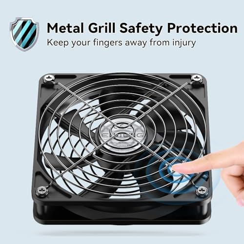 ELUTENG 120mm USB Computer Fan, 5V PC Cooling Fan with 3 Adjustable Speeds - Image 6