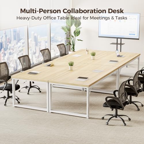 Mericonia 54 Inch Computer Desk, 1" Thick Heavy Duty Office Table - Image 6