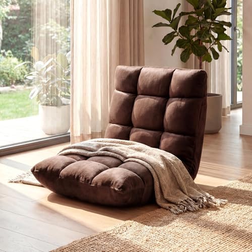 COSTWAY Floor Chair, Video Gaming Chairs with Back Support - Image 2
