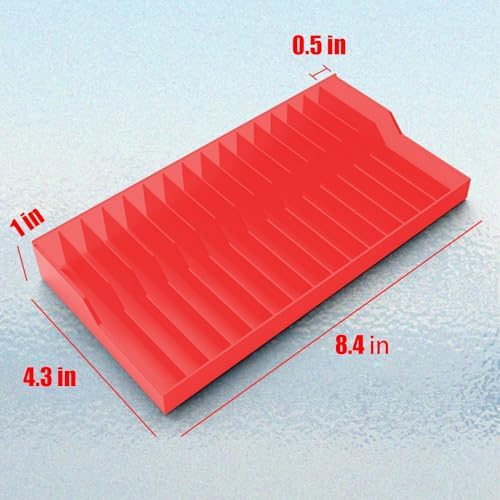 16-Game Case Holder & Organizer for Nintendo Switch, Red - Image 7