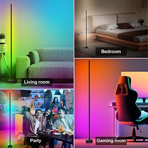Miortior Corner Floor Lamp LED, 2-Pack Smart Corner Lamp for Living Room - Image 7