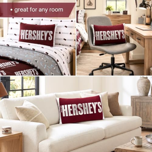 Franco Hershey's Chocolate Bar Plush Squishy Dec Pillow, 18" Wide, Bedroom, Office Decor & Gifts (Officially Licensed Product) - Image 5