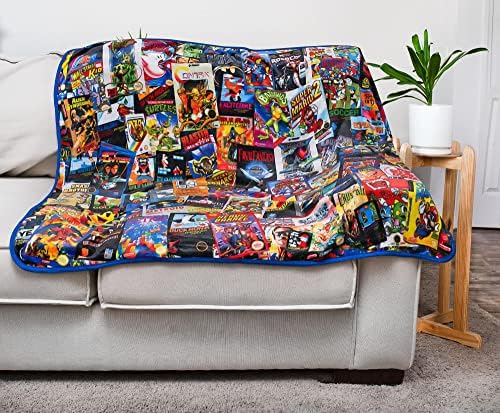 8-Bit Armageddon Retro Video Games Fleece Throw Blanket | Plush Soft Polyester Cover for Sofa and Bed, Cozy Home Decor, Luxury Room Essentials | Novelty Gifts for Adults and Kids | 45 x 60 Inches - Image 4