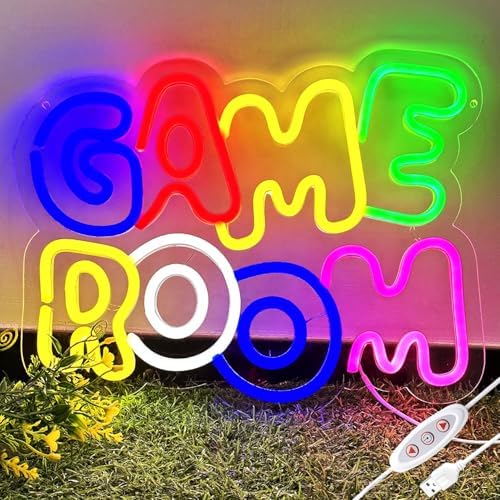 Game Room Neon Signs,Gaming Letter Sign for Gamer Room Decor by Unknown
