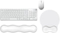 Gel Wrist Rest for Keyboard and Mouse Pad Set - Clear White by CFHYZAZNCL