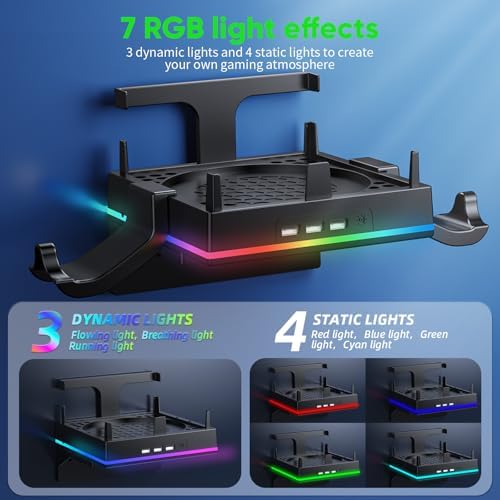 RGB Wall Mount for Xbox Series X -Sturdy Shelf Holder Load Up 10Kg - Image 6